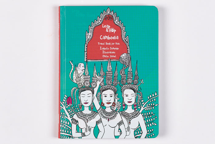 Travel book for kids in Cambodia - Leap & Hop Cover