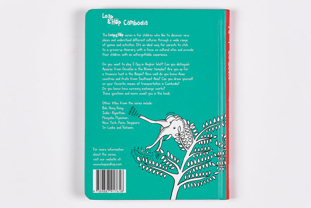 Travel book for kids in Cambodia - Back cover